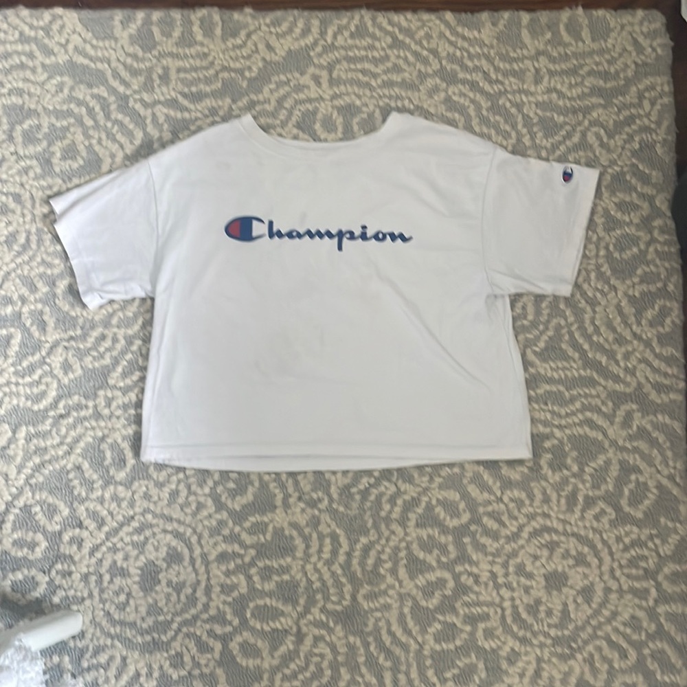 White Champion Short sleeve
